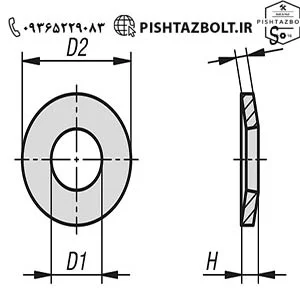 قیمت فروش واشر بشقابی